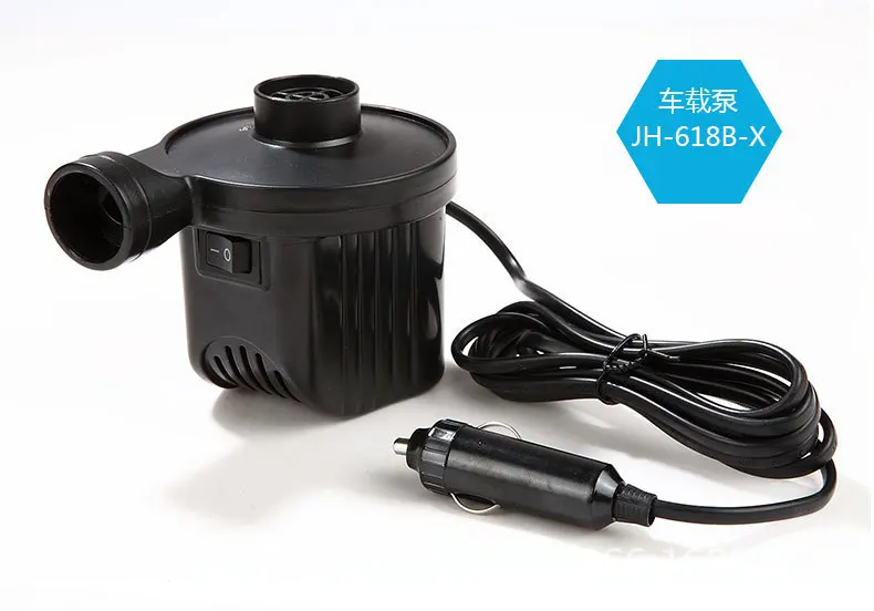 Input AC 220V Car Electric Air Pump for Camping Airbed Boat Toy Inflator Inflate Deflate Toys Air Bed Compression Bag Mattress