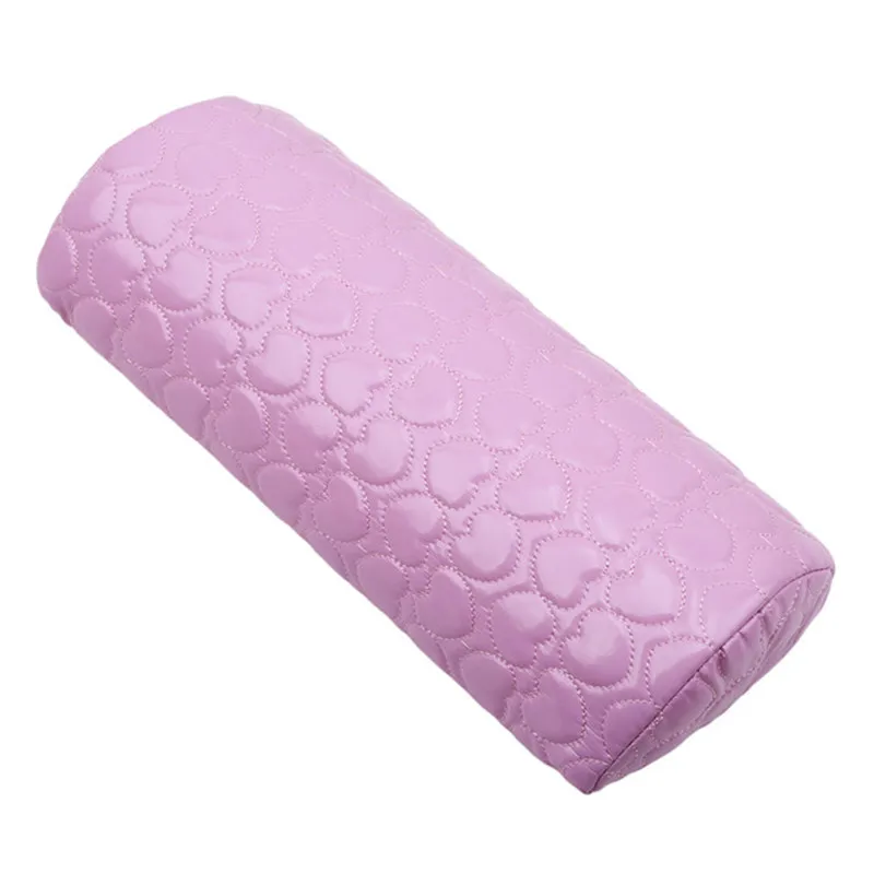  1PC Professional Hand Cushion Holder Soft PU Leather Sponge Arm Rest Love Heart Design Nail Pillow 