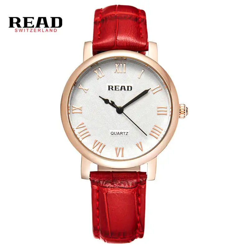

READ Luxury Fashion Women Watch Leather Quartz Wristwatch Ladies Dress Watch Reloj Mujer Montre Femme Horloge Clock R21573L