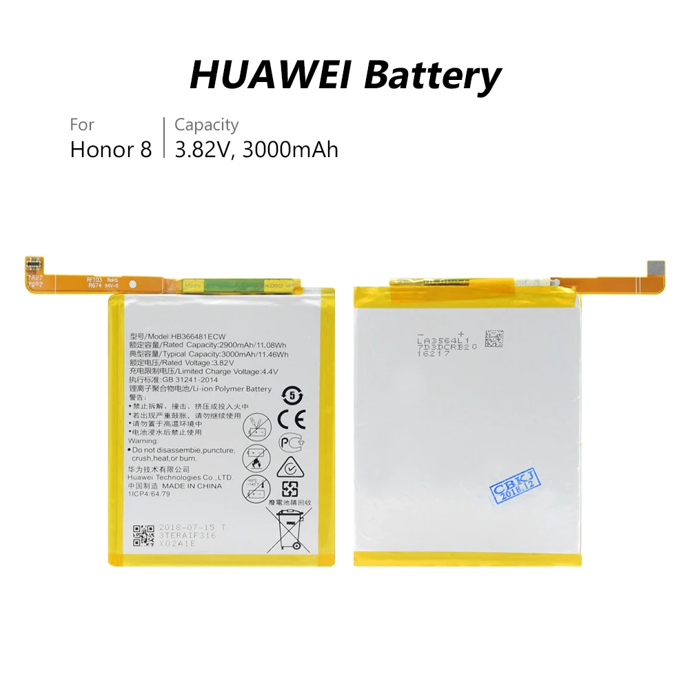 Оригинальная Батарея HB366481ECW для huawei P10 P20 Lite G9 Honor 5C Honor 8 Lite Ascend P9 FRD-AL00 FRD-AL10, FRD-DL00 FRD-L09 с инструментами