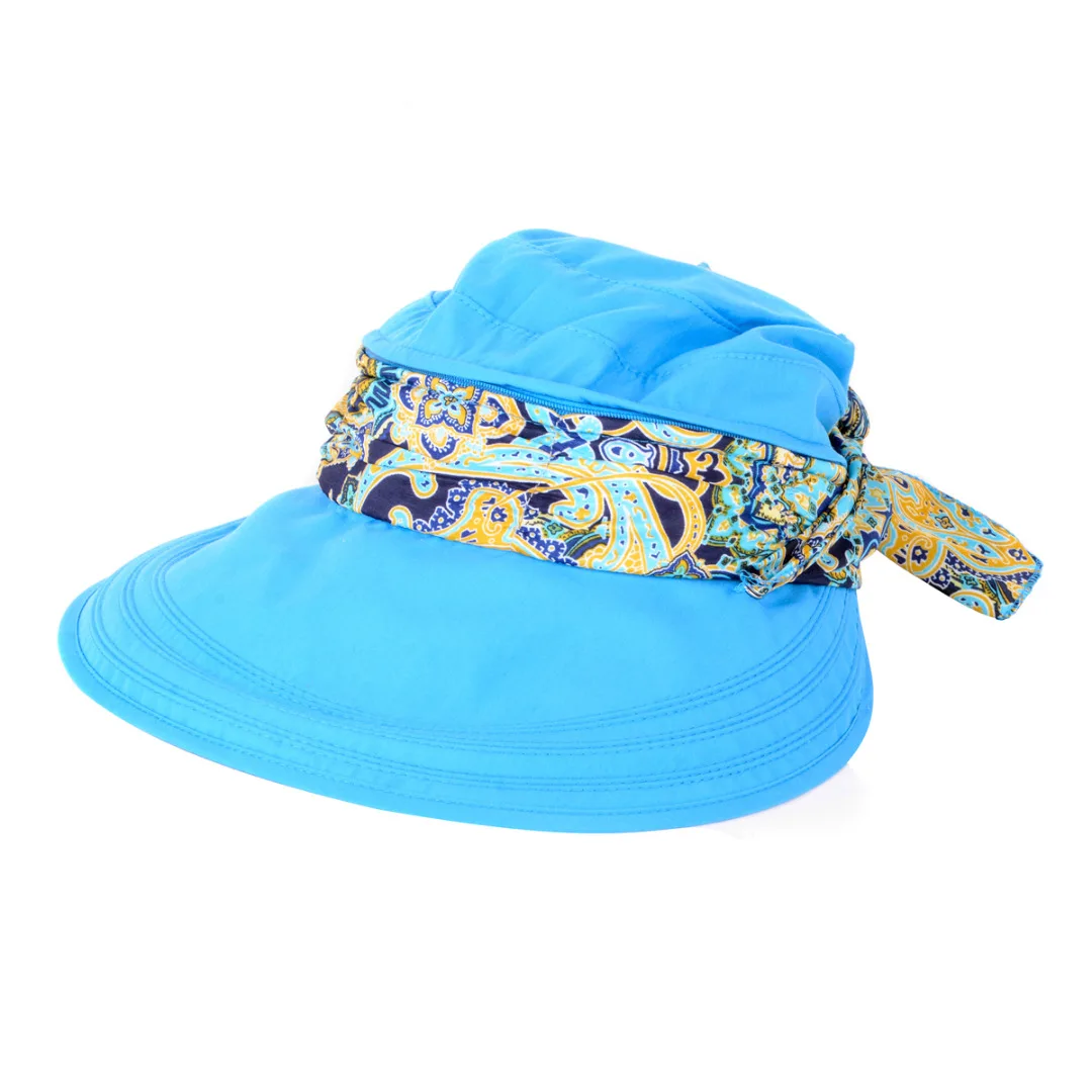 Women Protective Hat Outdoor Sun Cap Neck Face Wide Brim Visor Summer Anti-UV