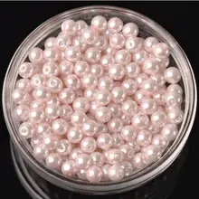 4/6/8/10 мм круглый Стекло Жемчуг Свободные Spacer Бусины для изготовления ювелирных изделий, для детей