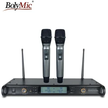 

Bolymic UHF cordless microphone handheld Long Range Wireless karaoke Microphone
