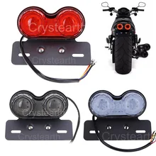 Di Coda del motociclo Luce di Indicatore del Freno HA CONDOTTO LA Lampada di Direzione Moto Targa Posteriore di Stop Universale Per Cafe Racer Chopper Honda
