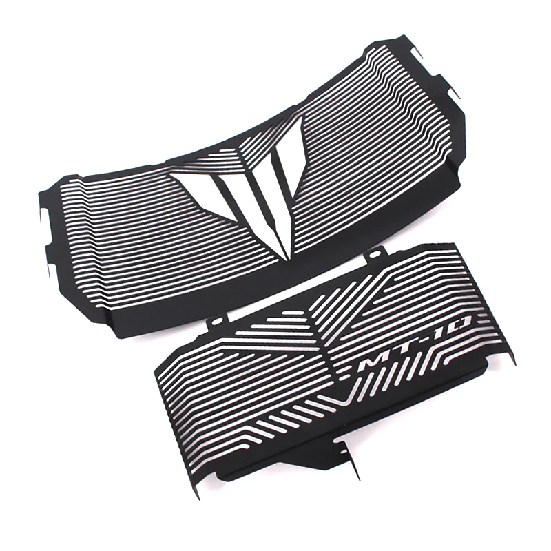 

Black Motorcycle Accessories Radiator Guard Protector Grille Grill Cover for YAMAHA MT10 MT-10 MT 10 2016-2017