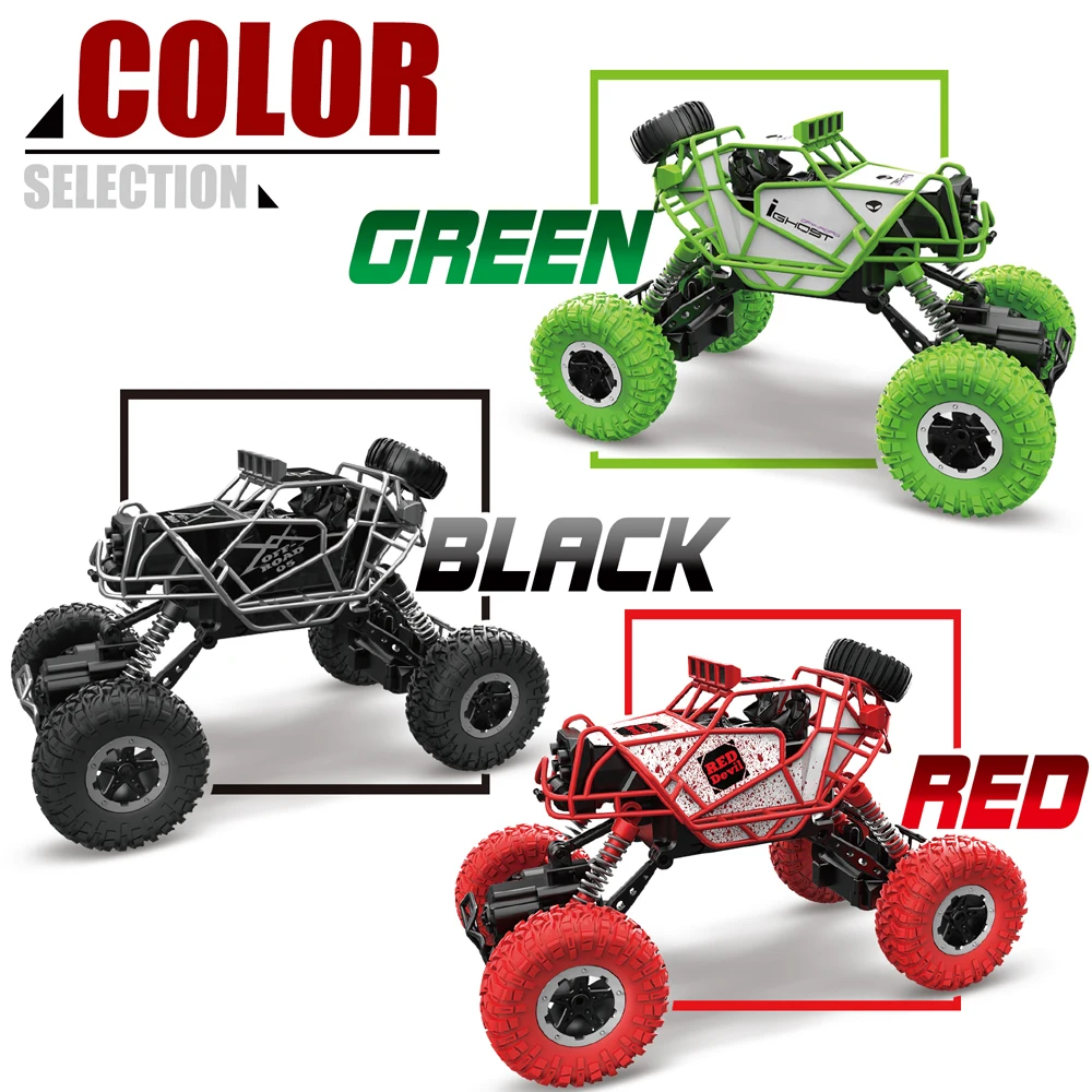 RC Cars 4WD Remote Control Car Rock Climbing Car 4x4 Double Motors Bigfoot Off-Road RC Vehicles Toys For Boys