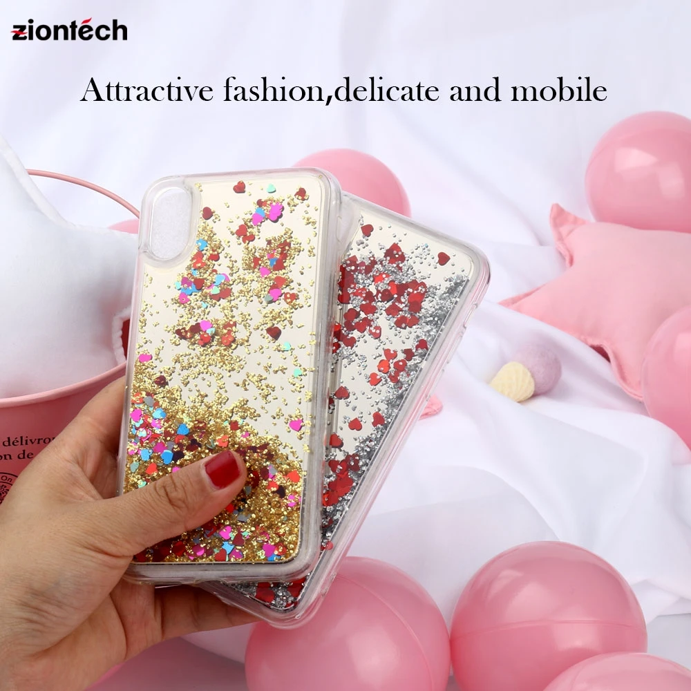 

Phone Cases For Samsung S7 S8 S9 G960F Case Back Cover Samsung S7 Edge S8 Plus Dynamic Mirror Liquid Quicksand Covers