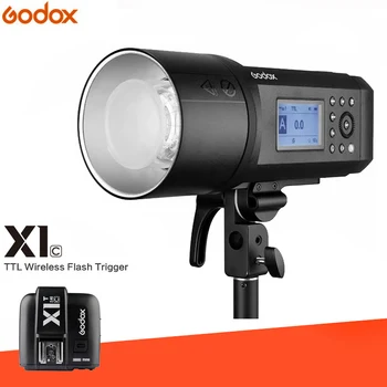 

Godox AD600Pro 600Ws TTL HSS Outdoor Flash Li-on Battery with Built-in Godox 2.4G Wireless X System+X1T-C Trigger For Canon