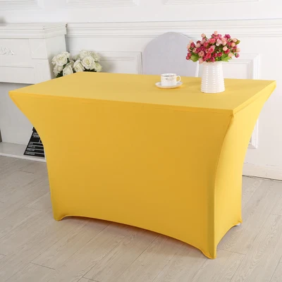  Wedding Spandex table cloth lycra table cover table linen hotel banquet party meeting room rectangl