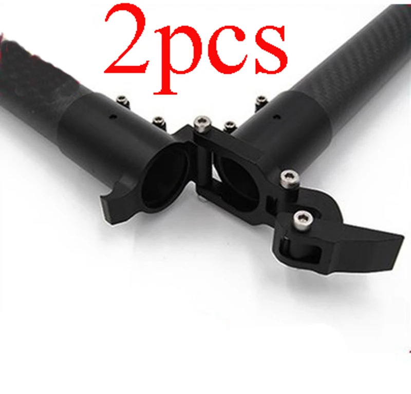 2pcs/lot Agriculture Plant Protection Drone Frame Aluminum Motor Seat 30mm Folding Kit Arm Tube Joint Connector Tube Clip Mount