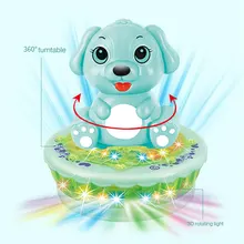 Музыкальная электрическая игрушка-проектор музыкальные Проекционные игрушки подарочные украшения электрический проекционный Щенок Милый Забавный