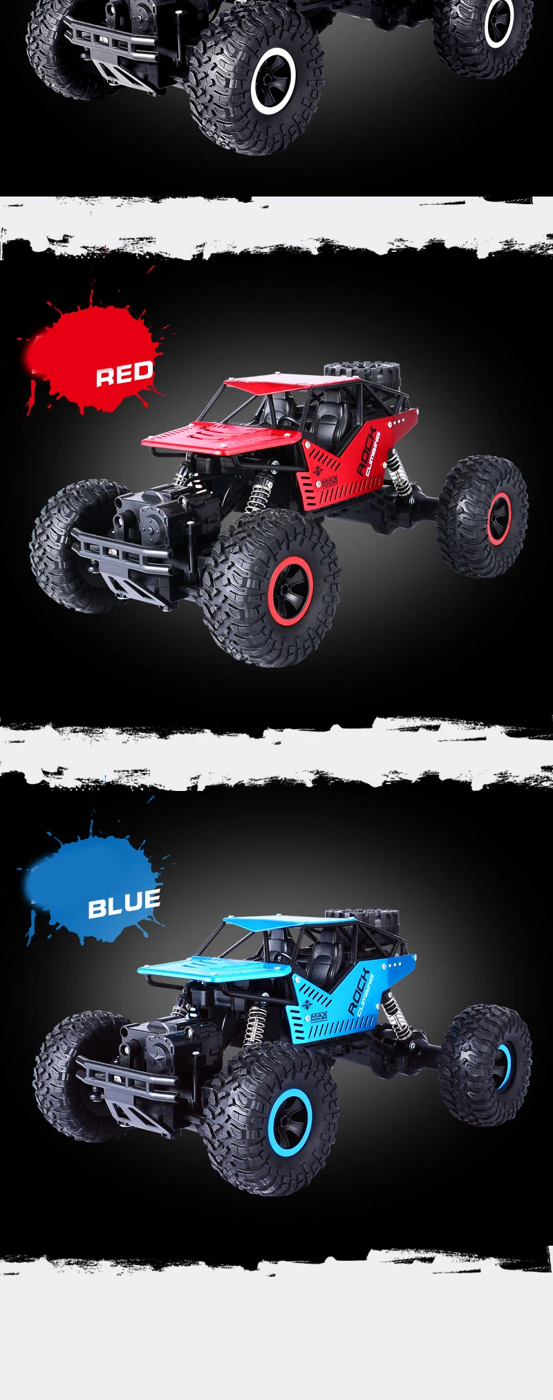 EBOYU C008S 2,4 ГГц сильный Мощность RC автомобилей для бездорожья рок взбирающийся гусеничный автоматическое устройство игрушки автомобиль для Детский подарок