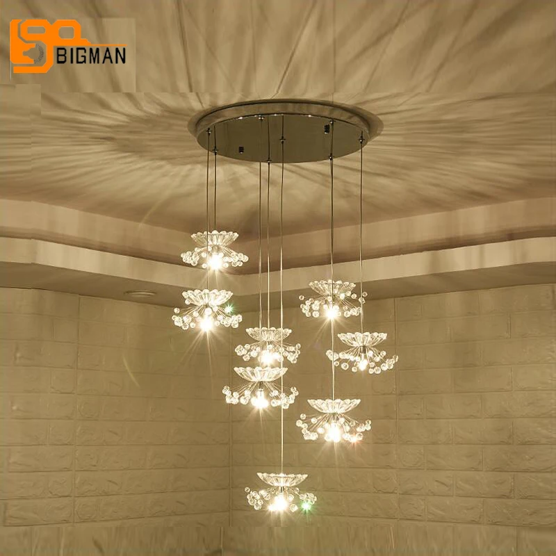 

beautiful design modern chandeliers crystal lamp Dia35cm lustre LED dinning room living room lights