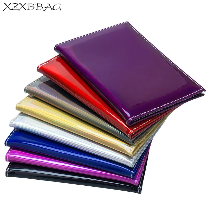 XZXBBAG Модный Лазерный чехол для паспорта из искусственной кожи унисекс держатель