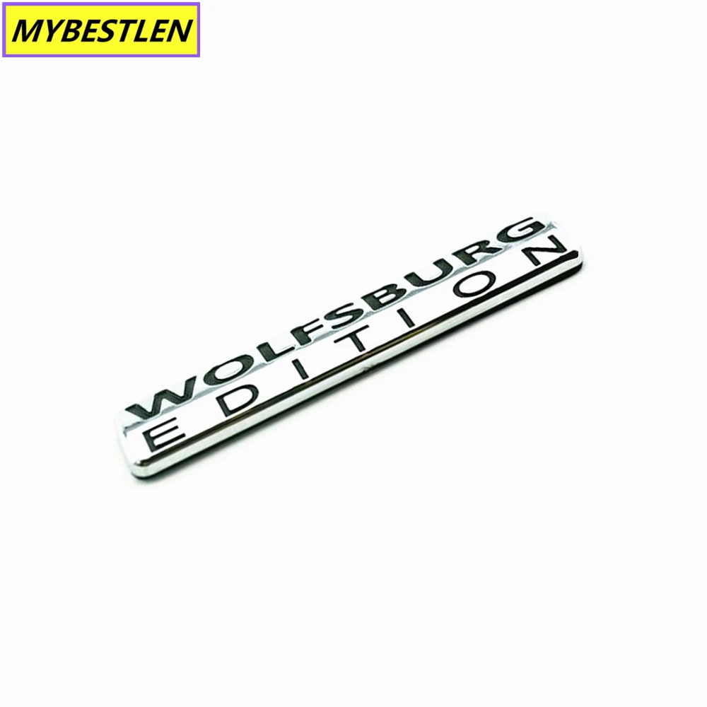 

GR-EB30 WOLFSBURG EDITION ABS Chrome Car Rear Badge Emblem for VW Passat Jetta TDI Golf Sticker car styling