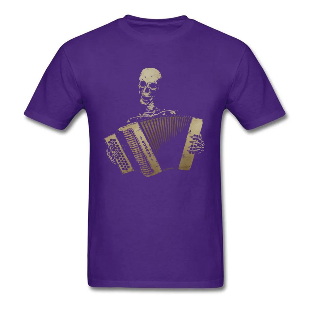 Custom T Shirts Graphic O Neck The Piano Accordion Blues 100% Cotton Men Tops Tees Slim Fit Short Sleeve Tee-Shirts The Piano Accordion Blues purple