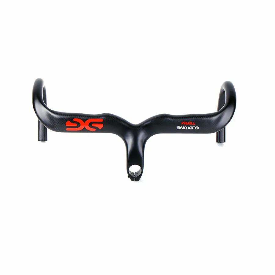 

Road bicycle carbon fibre handlebar and stem 400/420/440mm Carbon Bent Bar Road Integrated 3K Matte Handle Bars Carbon Handlebar