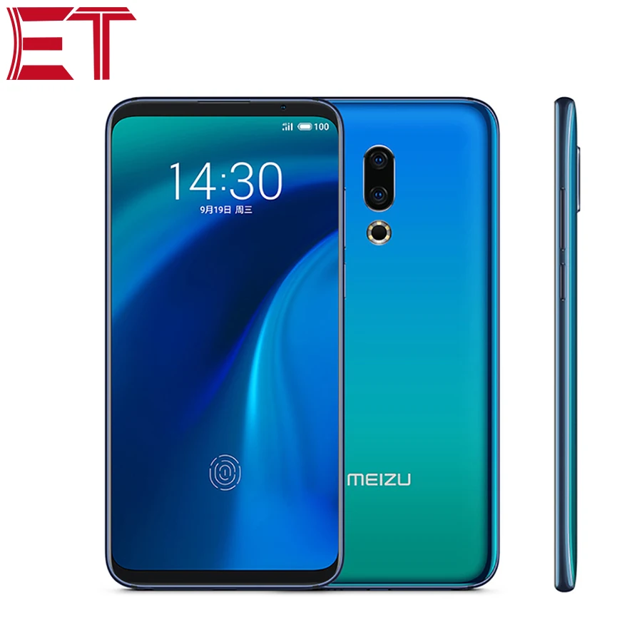 Новый мобильный телефон MEIZU 16th Plus 8 ГБ ОЗУ 256 Гб ПЗУ Snapdragon 845 Восьмиядерный распознавание лица полный экран 20MP