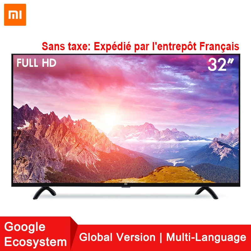 Xiaomi Smart TV Set 4A 32 inch 1366x768 Television 64-bit quad-core Artificial Intelligence HDMI WIFI 1GB+4GB game display 