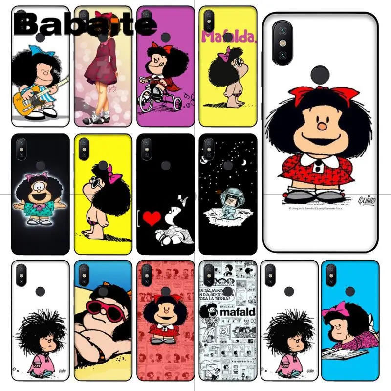 Чехол для телефона babaite Mafalda с рисунком чехол redmi 5plus 5A 6pro 4X note5A note4x note6pro note7