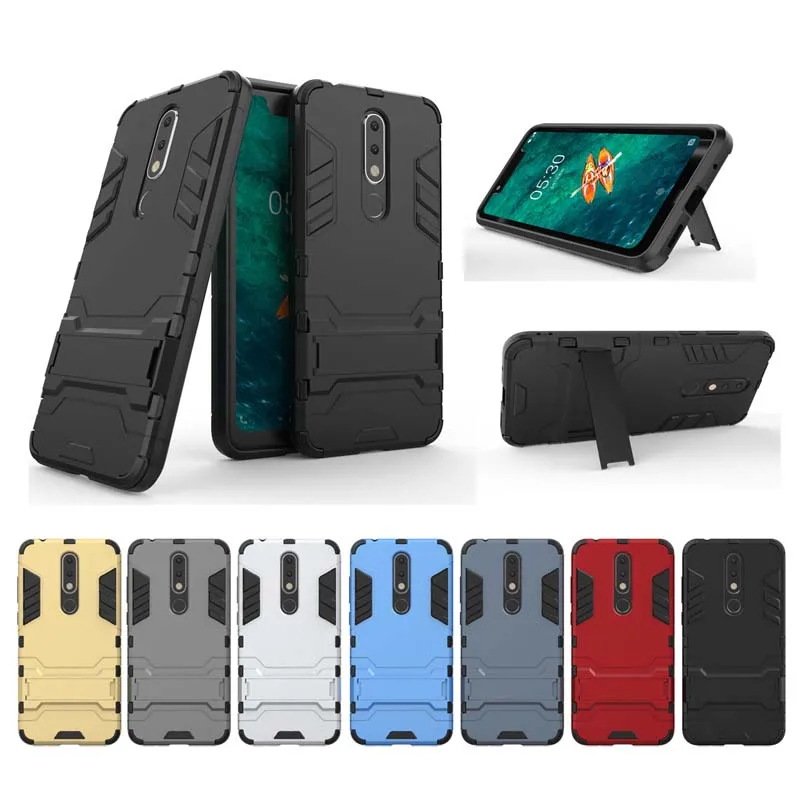 Cellphone Luxury Guard For Nokia X5 Case Heavy Duty Drop-proof Armor TPU Cases for Nokia X5 X 5 Kickstand Function Shell Cover Cellphone Luxury Guard For Nokia X5 Case Heavy Duty Drop-proof Armor TPU Cases for Nokia X5 X 5 Kickstand Function Shell Cover