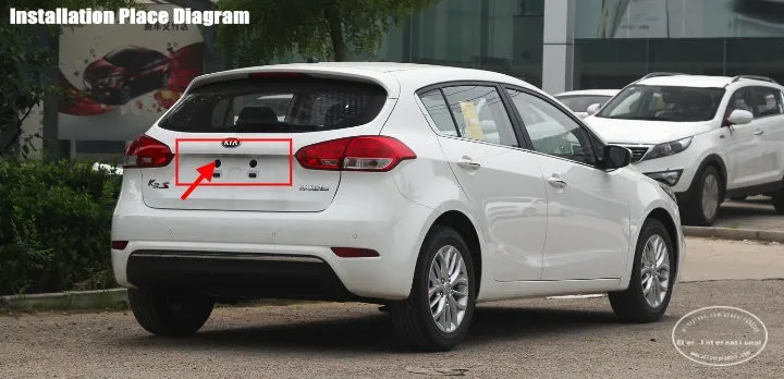 KIA K3S -license-plate-lamp
