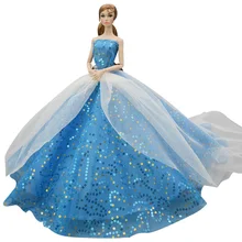 NK одна штука принцесса кукла новая ручная работа свадебное платье Модная одежда платье для Барби Горячие Куклы Аксессуары Лучший подарок 070A DZ