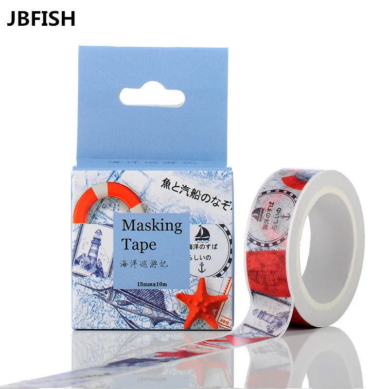 JBFISH Tapes Diary Deco DIY Tape Scrapbooking Sticker Decorative