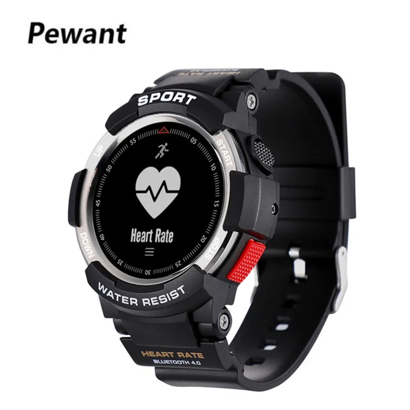 2018 Смарт-часы Pewant NRF51822 GPS IP68 Водонепроницаемые Bluetooth для мужчин умные часы с