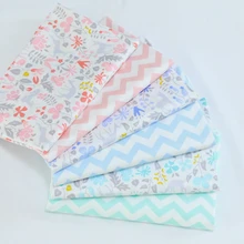 Fabric For Making Bed Sheets And Get Free Shipping On Aliexpress Free Shipping 6pcs 49x40cm Fl Twill Cotton Fabric Blue Pink System Pure Make Clothing Bed