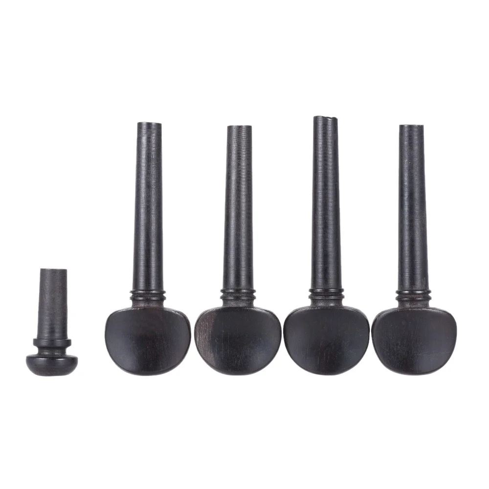

4PCS Ebony Violin Pegs Violin Tuning Pegs SET For 1/16 Violin Fiddle / Violin
