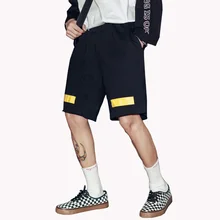 Большие размеры летние шорты мужские хип-хоп дышащие противотуманные мужские шорты Swag джоггеры укороченные бермуды Masculina Academy спортивные штаны S6T32