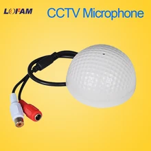 Lofam видеонаблюдение микрофон широкий диапазон Аудио Микрофон Мини микрофон голосовой Звук пикап Устройство для CCTV камера системы безопасности цифровой видеорегистратор