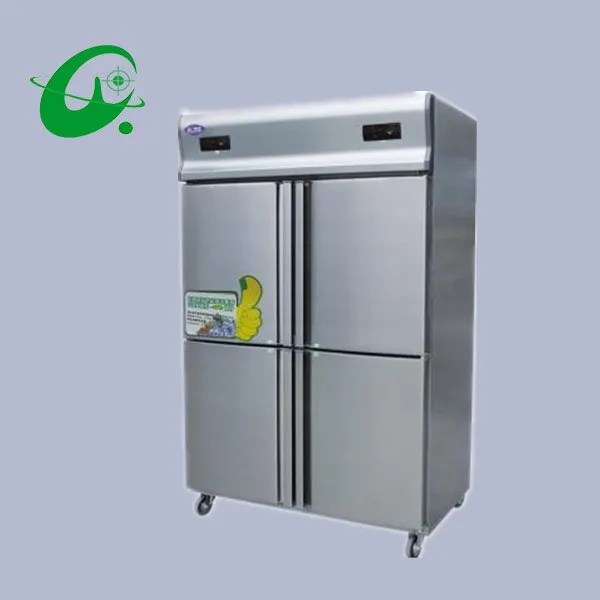 

GD1.0L4ST kitchen refrigerator,Four pairs of brass machine double temperature freezer
