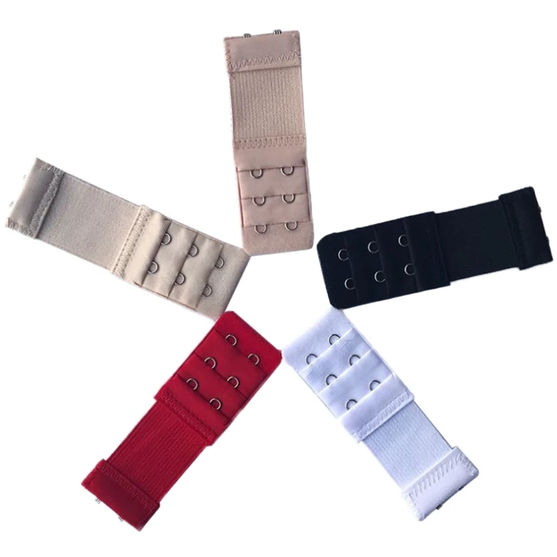 1 Piece Women 2 Hook Bra Extender Elastic Underwear Extension Strap