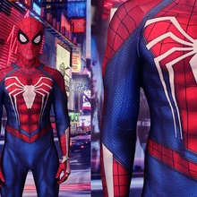 PS4 Insomniac костюм Человека-паука спандекс игры спайдери Косплей Хэллоуин Человек-паук костюм для взрослых/детей Лидер продаж