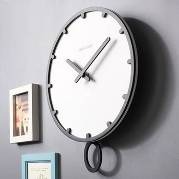 

Wall Watch Quartz Silent Living Room Oclock Large 3d Acrylic Modern Nordic Diy Gear Pendulum Flip Cuckoo Clock Home Klok 6b