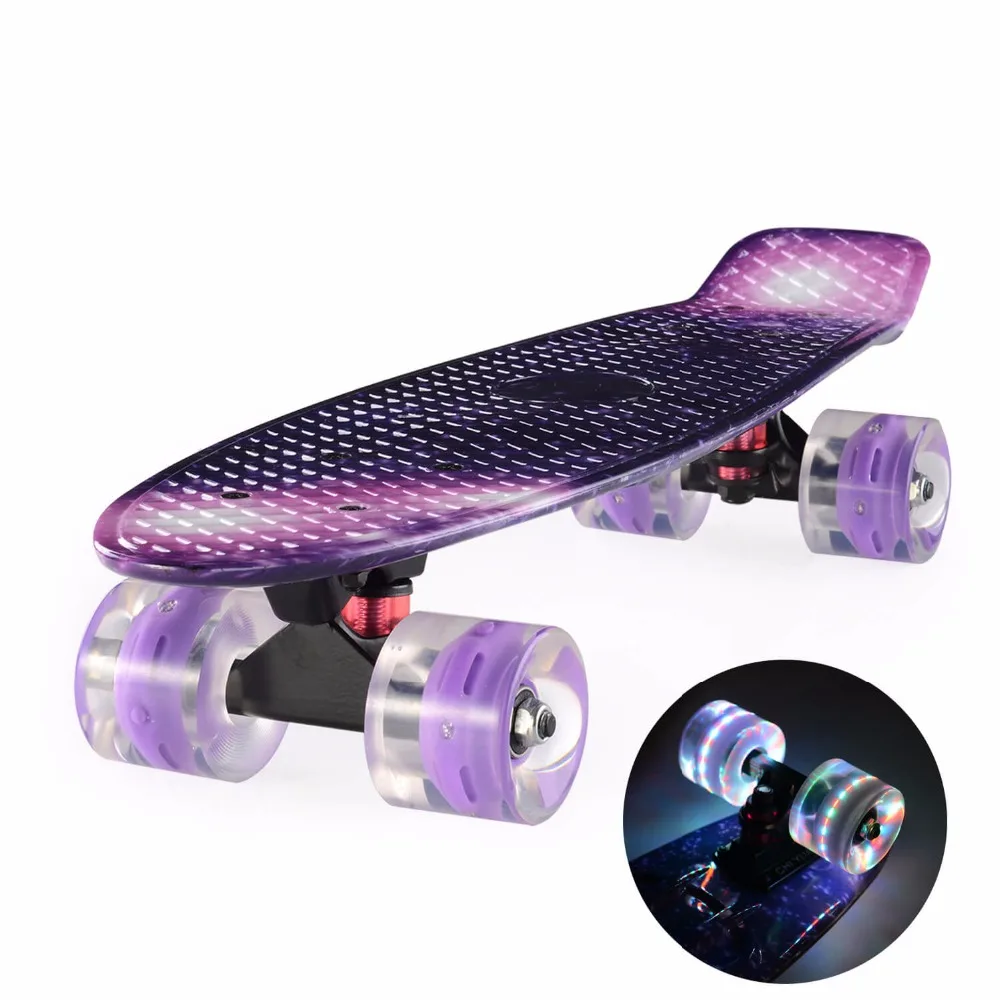 Пластиковый скейтборд Penny Board Mini Cruiser 22 &quotX 6&quot Ретро Длинный длинная доска