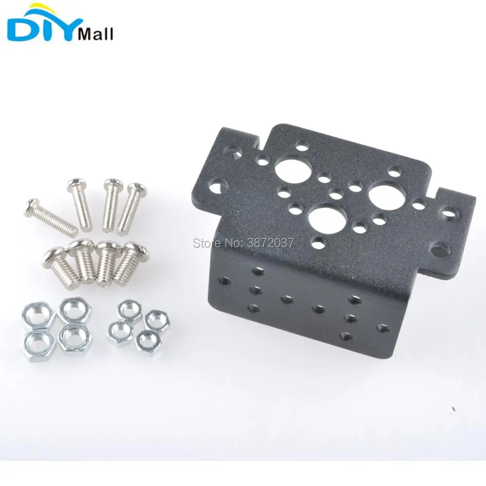 

Multifunction Aluminum Servo Bracket Holder Steering Head for MG995 MG996R S3003 Servo RC Smart Car Robot
