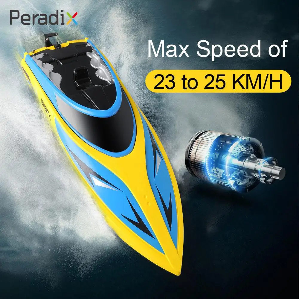 

Water Cooling System RC Ship Speedboat Super Speed High Speed RC Boat 25Km/H Racing 4 Channel Kids Motor Fish Finder Brushless