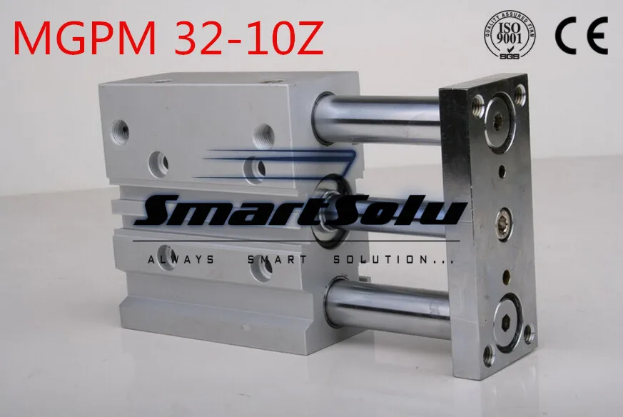 

Free Shipping MGPM32-10Z double action guide 3-rod cylinder compact pneumatic bore 32mm stroke 10mm slide bearing new type