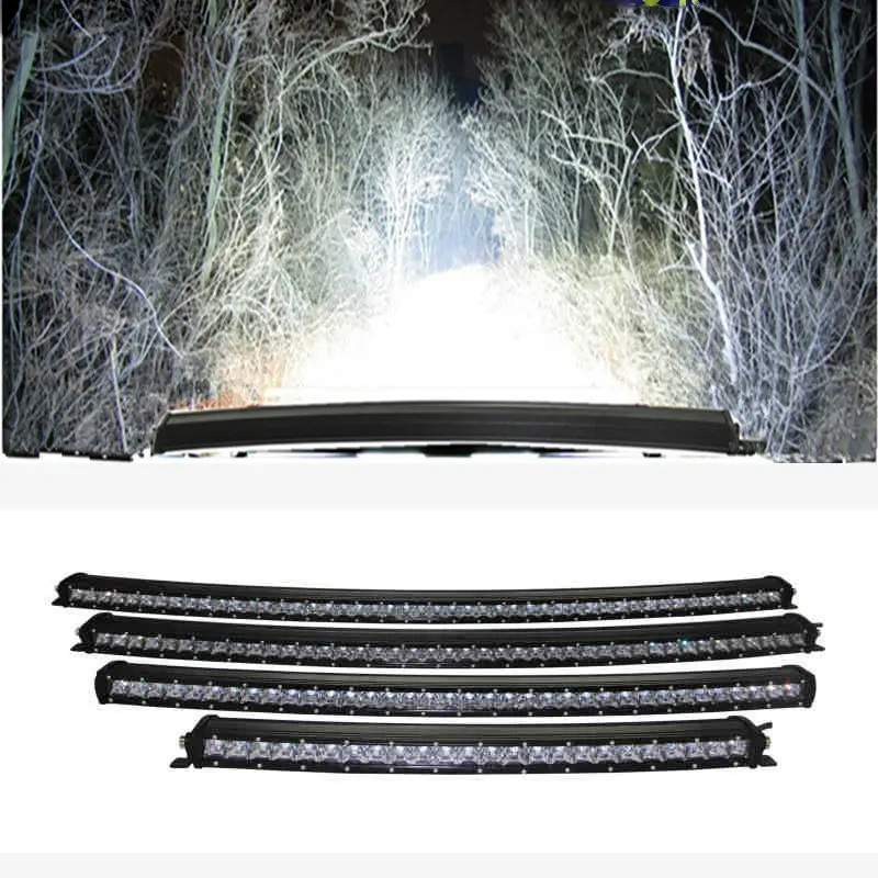 High Power Long Distance Super Slim Single Row Curved Work Car Light Bar Offroad Driving Lamp Auto Parts SUV  UTE 4WD ATV Boat 4x4 Trailer Camper Tractor Truck 12 Volt (5)