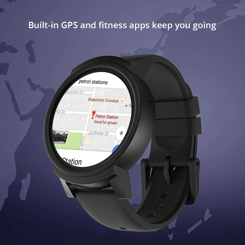 ticwatch e google maps