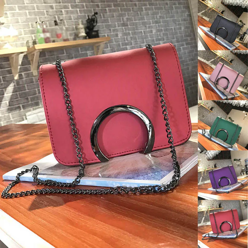 

Fashion Korean Women Messenger Bags Leather Chain Letter C Ladies Handbag Causal Travel Clutch Crossbody Shoulder Bag AB@W3