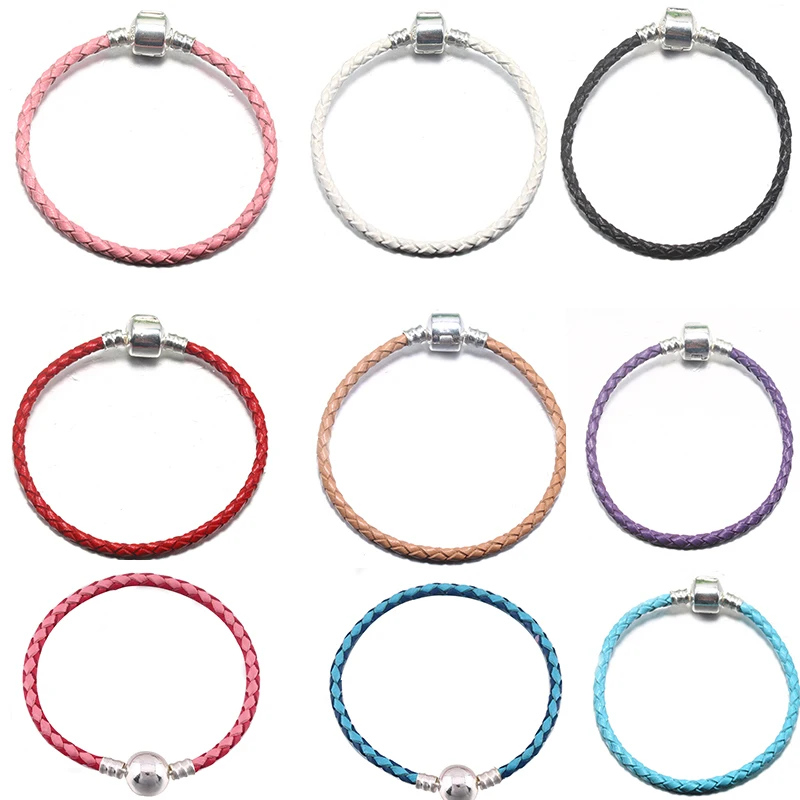 Плетеный браслет BAOPON из коровьей кожи 5 шт./лот|wristbands diy|bracelet fitleather bracelet |