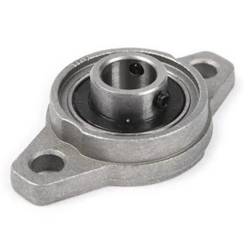 

1pcs Model KFL002 Diameter 15mm Single Row Pillow Block Bearing Aluminium Alloy Flange Block Bearing thickness 42mm Hot Sale