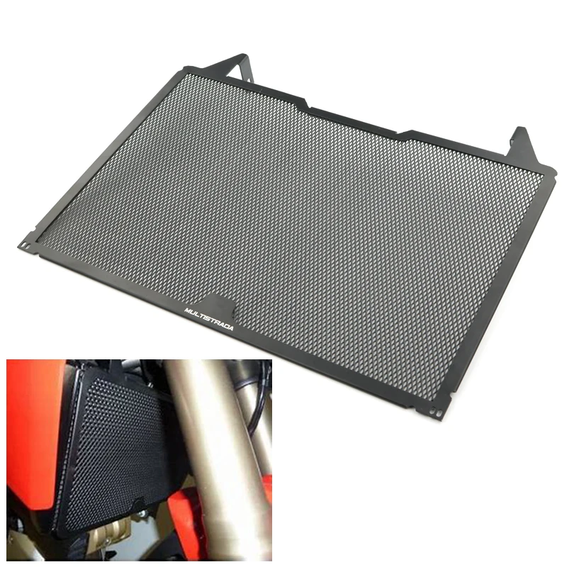 

For DUCATI MULTISTRADA 950 RADIATOR GUARD 2017-2018 MTS 950 Motorcycle Aluminum Frames Radiator Cover Protector Grille Guard