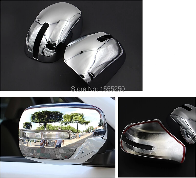 Авто крышка зеркала заднего вида крышка для Pajero sport, abs хром, авто аксессуары, автомобильный стиль. 2 шт