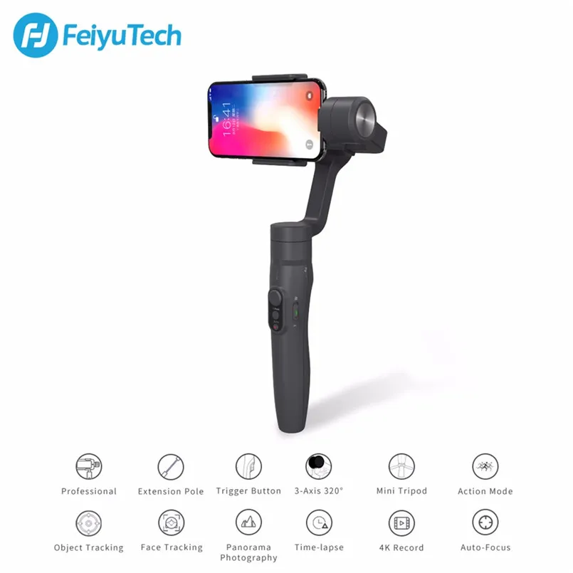 

FeiyuTech Vimble 2 Smartphone 3-Axis Anti-Shake Handheld Stabilizer Cardan Handheld Stabilizer with Tripod 40MAY7