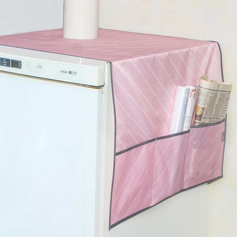 

Practical Refrigerator dust Storage Hanging bag Refrigerator Dust Cover Fridge Cover Towel Pouch Organize Storage Bag